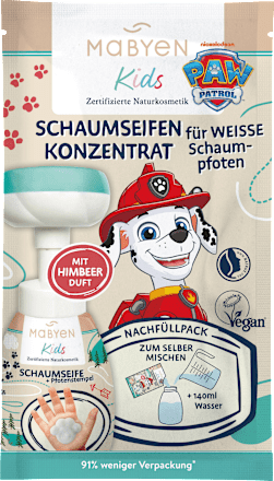 Schaumseife Kinder Konzentrat Nachfüllpack sortiert Mabyen