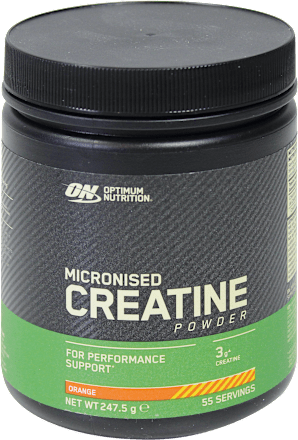 Creatina in polvere gusto arancia OPTIMUM NUTRITION
