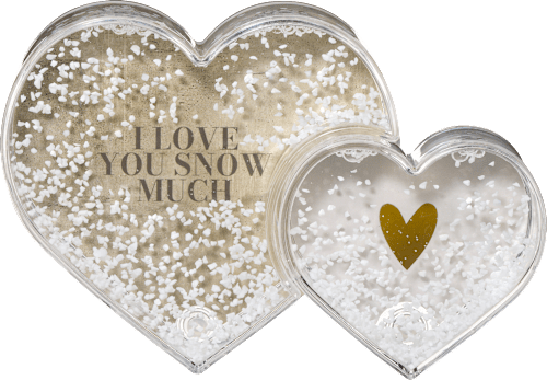 Foto okvir sa snijegom – par srca, više vrsta Paradies