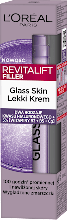 Lekki krem Revitalift Filler Glass Skin L'ORÉAL PARiS