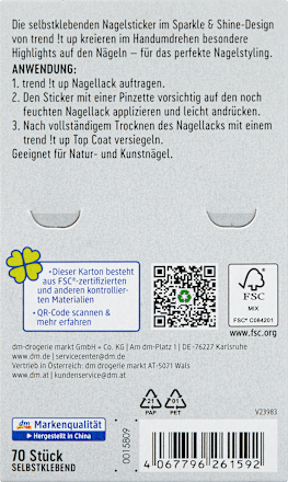 Stickere pentru unghii Sparkle & Shine trend !t up