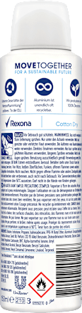 Antitranspirant Deospray cotton dry Rexona