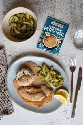 Meine vegane Pfeffer Sauce BIOVEGAN
