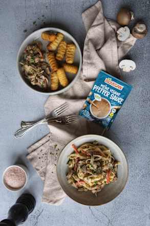 Meine vegane Pfeffer Sauce BIOVEGAN