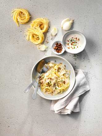 Meine vegane Carbonara BIOVEGAN