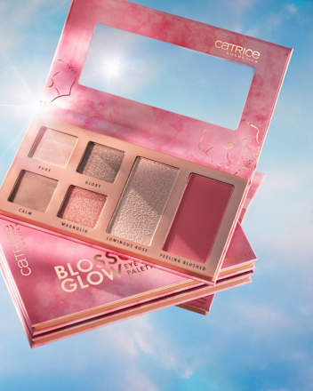Lidschatten & Rouge Palette Blossom Glow CATRICE