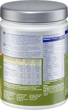 Proteinpulver, Matcha Latte Geschmack Sportness