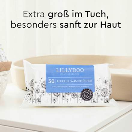 Feuchte Waschtücher Lillydoo