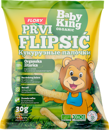 ORGANIC PRVI FLIPSIĆ, od 6. meseca Baby King