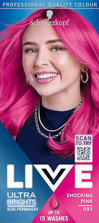 Ultra Brights Semi-permanente Tönung - Nr. 093 Shocking Pink Schwarzkopf LIVE