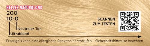 Haarfarbe Poly 10-0 200 Helles Naturblond  Palette Intensive Color Creme