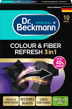 ubrousky na obnovu barev a vláken pro černé prádlo 3v1 Dr. Beckmann