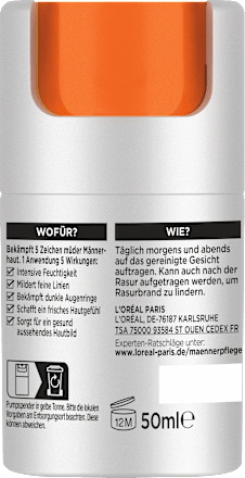 Hydra Energy 24H Anti-Müdigkeit Feuchtigkeitspflege L'ORÉAL PARiS MEN EXPERT