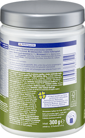 Proteinpulver Matcha Latte Geschmack Sportness