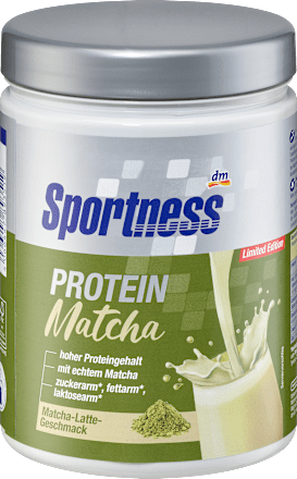 Pudră proteică cu aromă de matcha latte Sportness