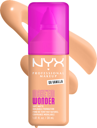 Foundation Make 'EM Wonder 08 Vanilla NYX PROFESSIONAL MAKEUP
