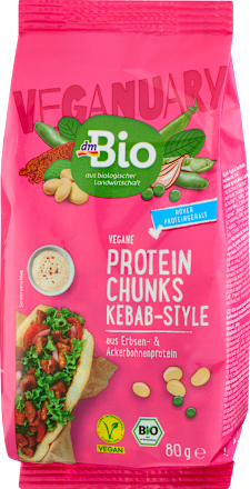 Chunks proteici vegani con mix di spezie stile kebab dmBio