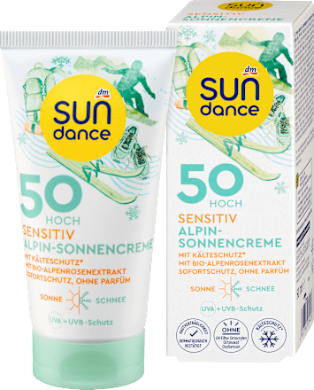 Opaľovací krém Alpin Sensitive s ochranou proti chladu OF 50 SUNDANCE