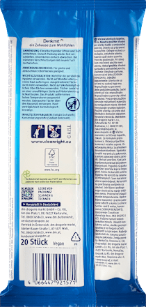 Nedves fürdőszobai tisztítókendő Denkmit