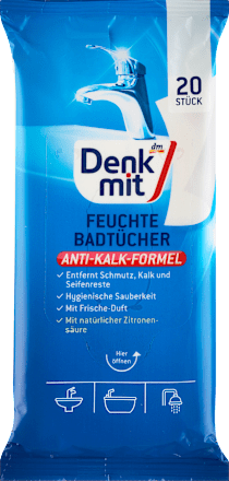 Nedves fürdőszobai tisztítókendő Denkmit