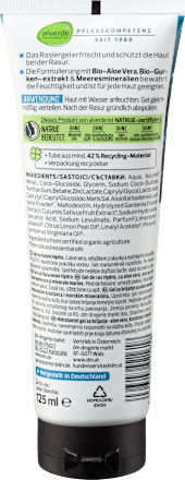 Gel de ras Hydro alverde NATURKOSMETIK MEN