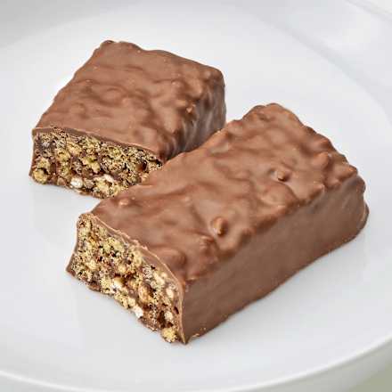 Baton proteic cu aromă de popcorn și caramel sărat, cu ciocolată cu maltitol Sportness
