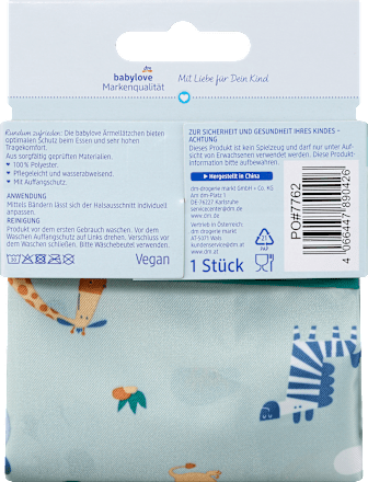 Ärmellätzchen grün, Tiere babylove