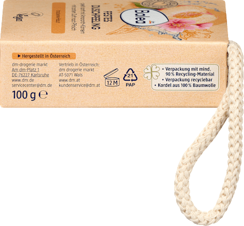 Čvrsti piling za tuširanje breskva Balea