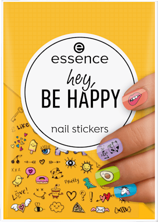 Nagelsticker Hey, Be Happy essence