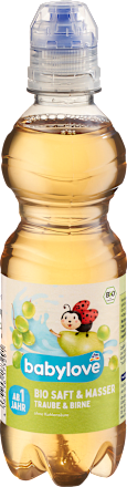 Saft & Wasser Traube & Birne babylove
