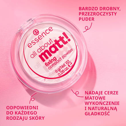 all about matt! fixing compact powder essence