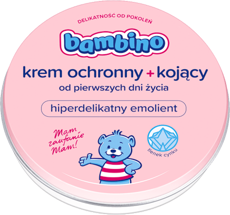 Krem ochronny kojący, od 1. dnia życia bambino