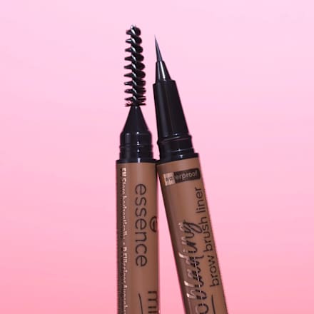 tužka s kartáčkem na obočí microblading 03 Neutral Brown essence