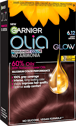 Barva za lase 6.12 Light Brown GARNIER olia
