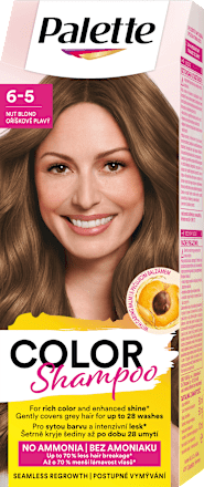 barvicí šampon na vlasy 6-5 Oříškově plavý Palette COLOR Shampoo