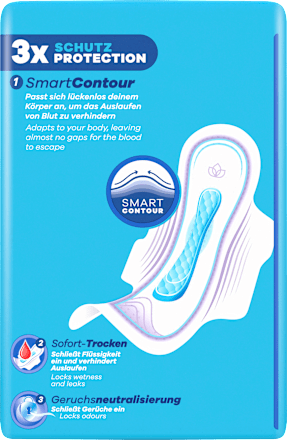 Ultra-Binden Day Long Plus 3 mit Flügeln, Big Pack always