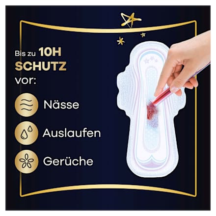 Ultra-Binden Secure Night 4 mit Flügeln, Big Pack always