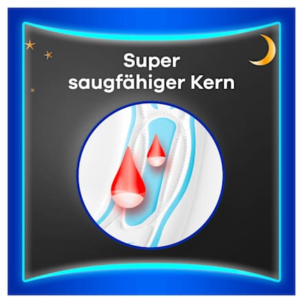 Damenbinden Maxi Night mit Flügeln always