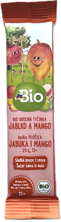 EKO voćna pločica mango i jabuka, 12+ mj. dmBio