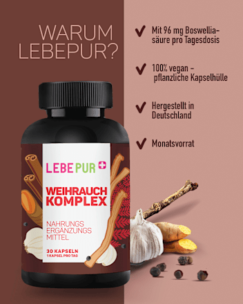 Weihrauch Komplex Kapseln 30 St Lebepur