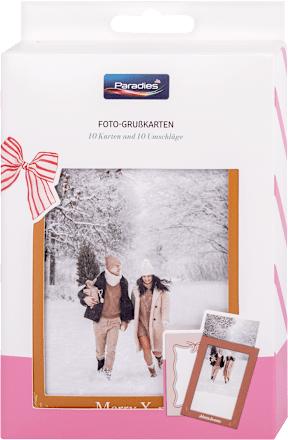 Foto čestitka s omotom, više vrsta Paradies