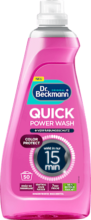 Waschmittel flüssig Quick Power Wash Color Dr. Beckmann