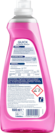Waschmittel flüssig Quick Power Wash Color Dr. Beckmann