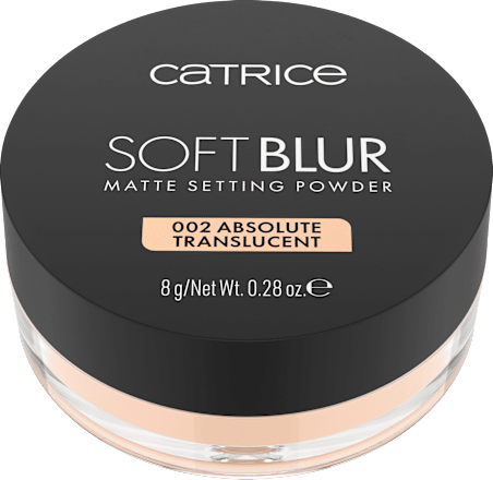 SOFT BLUR MATTE puder u prahu za setovanje - 002 Absolute Translucent CATRICE
