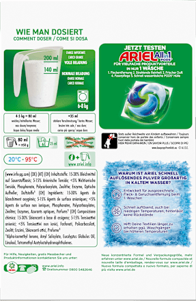 Vollwaschmittel Pulver ARIEL