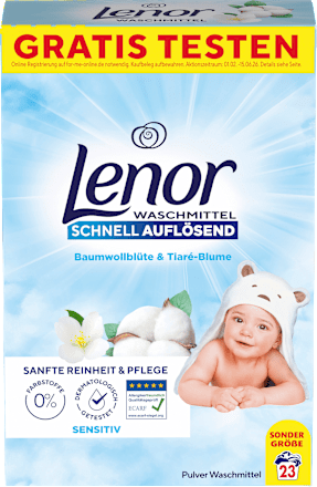 Vollwaschmittel Pulver Sensitiv Lenor