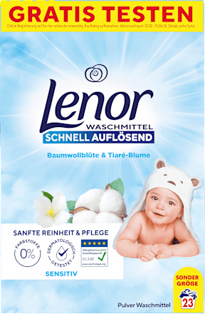Vollwaschmittel Pulver Sensitiv Lenor
