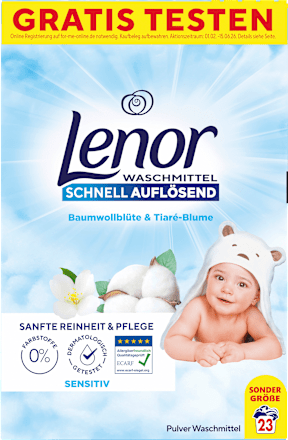 Vollwaschmittel Pulver Sensitiv Lenor