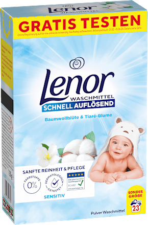 Vollwaschmittel Pulver Sensitiv Lenor