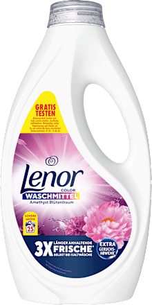 Colorwaschmittel flüssig Amethyst Blütentraum Lenor